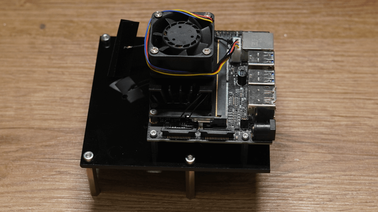 Image of the install Jetson Nano