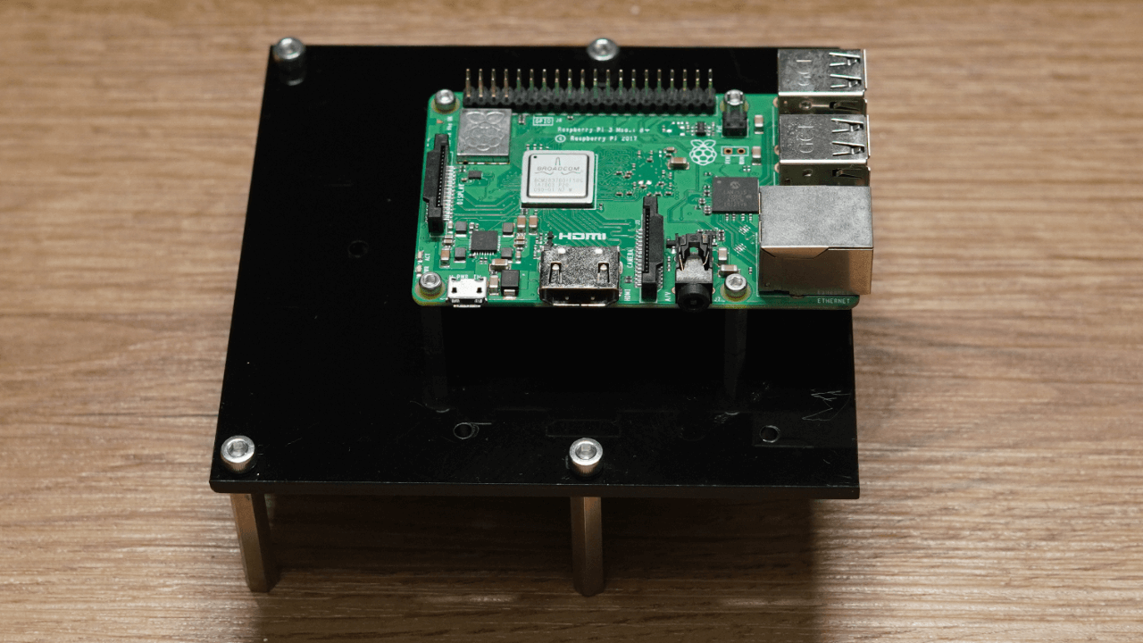 Image of the install Raspberry Pi